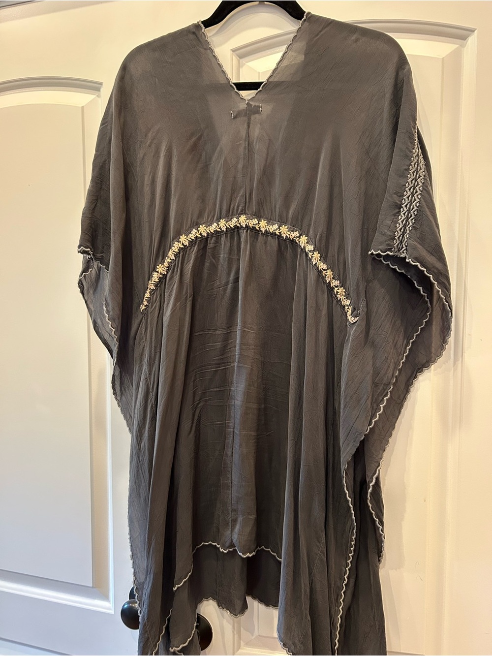 Johnny Was Cherise Embroidered Poncho Tunic - Picture 7 of 9